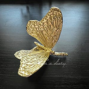 Brass Drawer Knobs Pulls Butterfly Dresser Knobs Kitchen Cabinet Pulls Handle Door Knob Pulls Decor Furniture Hardware,CP-0273