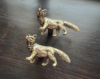 Vintage Bronze Brass Cabinet Knob: Modern Dresser Drawer Pull