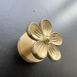 Brass Flower Hook: Nordic Wall Decor, Coat/Towel Hanger
