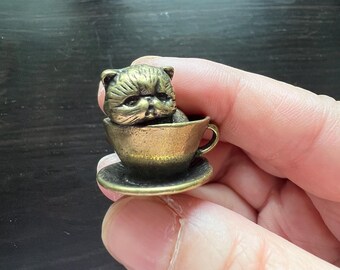 Cat Knobs Pulls  Antique Brone Brass Knobs Kitchen Pulls Knobs Decor Drawer Knobs Unique Dresser Knobs Pulls Gift Cabinet Hardware,CP-1172