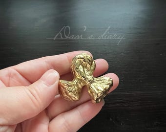 Solid Brass Starfish Knob: Coastal Cabinet Drawer Pull