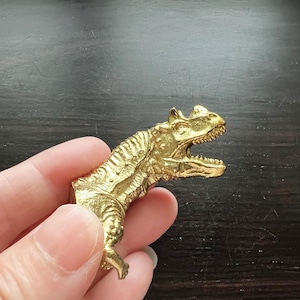 真鍮製恐竜ノブ：モダンなキャビネット用取っ手、動物装飾 CP-0988-B