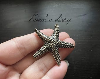 Knobs Pulls Starfish Antique Brone/Gold Brass Knobs Kitchen Pulls Knobs Decor Drawer Knobs Unique Dresser Knobs Pulls,CP-1296