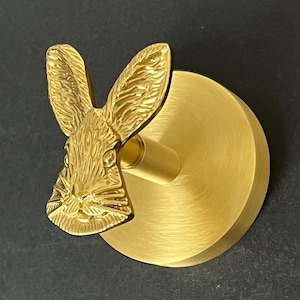 Brass Rabbit Knot Wall Hook - Nordic Coat/Towel Hanger