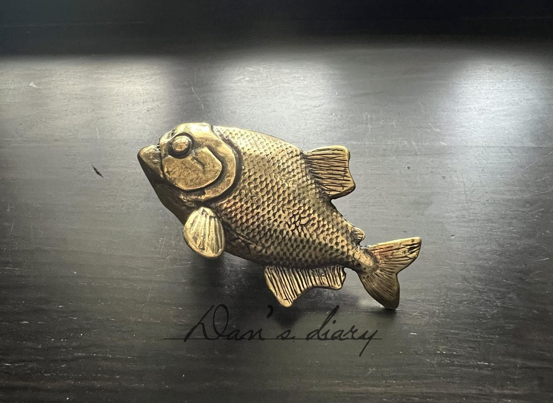 Knobs Pulls Fish Antique Brone/gold Brass Knobs Kitchen Pulls Knobs ...