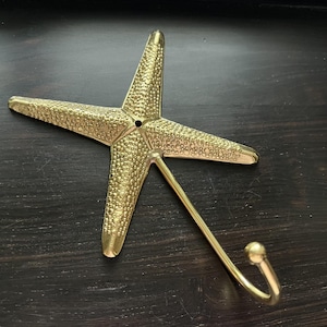 Creativity Starfish Hooks Brass Hooks/Nordic Wall Hooks Coat Hooks Bathroom Towel Hooks Kitchen Wall Hanging Porch Coat Hooks,CP-1159