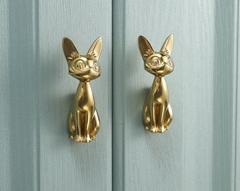 Cat Brass Knobs Kitchen Pulls and Knobs Cabinet Handles Knobs Nordic Style drawer Knobs pulls wardrobe Knob Cabinet Knobs,CP-0532