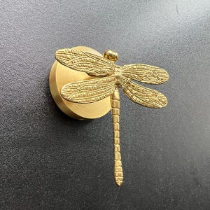 Dragonfly Knot Brass Hook: Nordic Coat/Towel/Kitchen Wall Decor