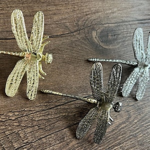 Zinc Alloy Dragonfly Handles Knobs: Dresser Pull Nursery Room knob kitchen knobs