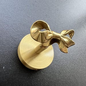 Brass Bow Tie Wall Hook: Nordic Coat/Towel Hanger