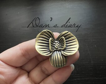 Knobs Pulls Blume Antique Bronze / Goldmessing Knobs Kitchen Pulls Knobs Dekor Schubladenknäufe Einzigartige Dresser Knobs Pulls,CP-1293