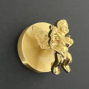 Brass Angel Knot Wall Hook - Nordic Coat/Towel Hanger