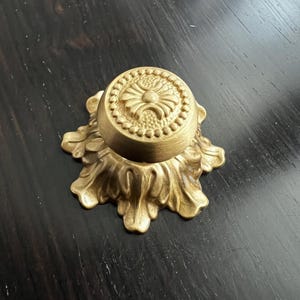 Brass Flower Cabinet Knob: Nordic Style Drawer Pull