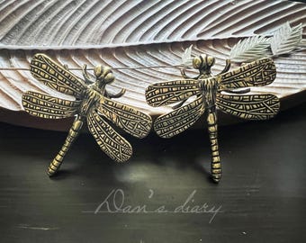 Knobs Pulls Butterfly Antique Brone/Gold Brass Knobs Kitchen Pulls Knobs Decor Drawer Knobs Unique Dresser Knobs Pulls,CP-1283