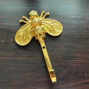 Brass Bee Wall Hook: Nordic Style Coat/Towel Hook