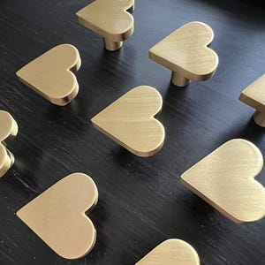 Heart Brass Knobs, Nordic Style drawer pulls ,3D heart brass wardrobe Knob, Cabinet Knobs ,Modern Drawer Knob,CP-0817