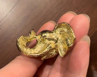 Massiver Messing Elefant Knauf - Nordischer Stil Schrank Schublade Knauf