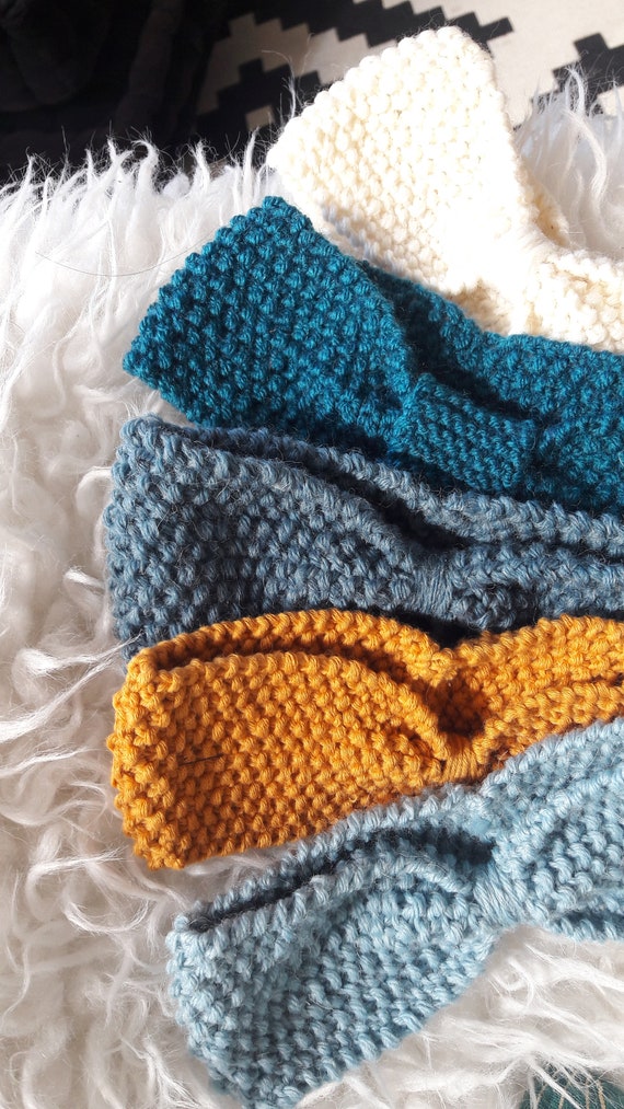 Headband Tricote Laine Et Coton Bandeau Cache Oreille Etsy Headband Tricote Laine Et Coton Bandeau Cache Oreille Etsy