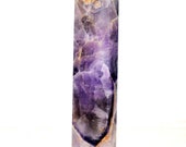 Huge Large 29cm(290x70mm) Natural Purple Amethyst Crystal Quartz Healing Energy Reiki Aura Stone 8 Faceted Point Obelisk Tower