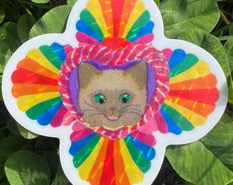 Cat Pride Sticker...Shiny Waterproof Vinyl