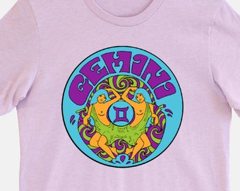Gemini T Shirt... Eco-Friendly Packaging...Gemini Gift... Gemini....Zodiac Sign... Astrology... Astrology Gift... Zodiac Gift Ideas