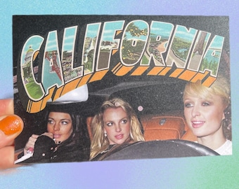 POSTCARD California Triple Threat...Y2K 2000s