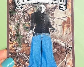 The World Is A Vampire Sticker...Nosferatu in JNCO Jeans