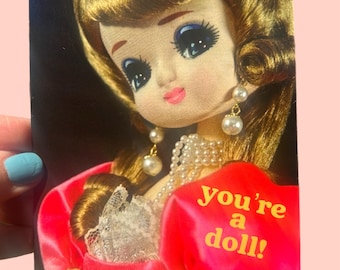 POSTCARD You're A Doll