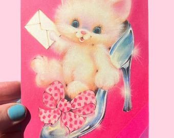 POSTCARD High Heel Cat