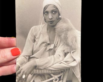 POSTCARD Jazz Age Josephine Baker... 1920s...Flapper...Women in Music