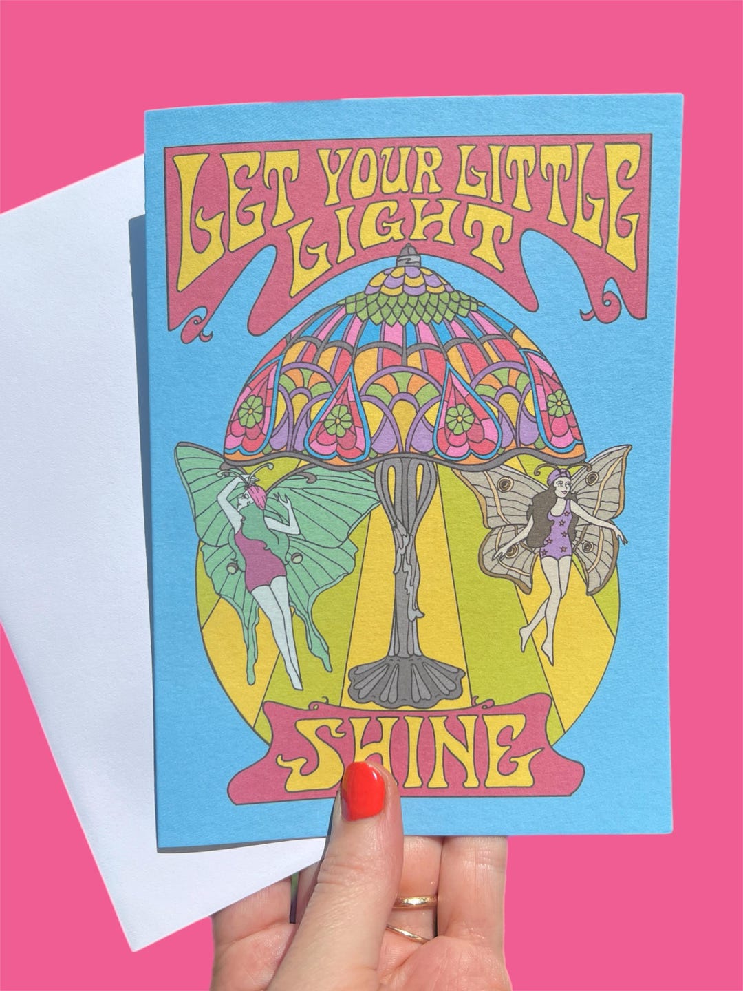CARD Let Your Little Light Shine...greeting Card..birthday Card ...
