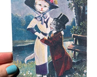 POSTCARD Mooning by Spoonlight
