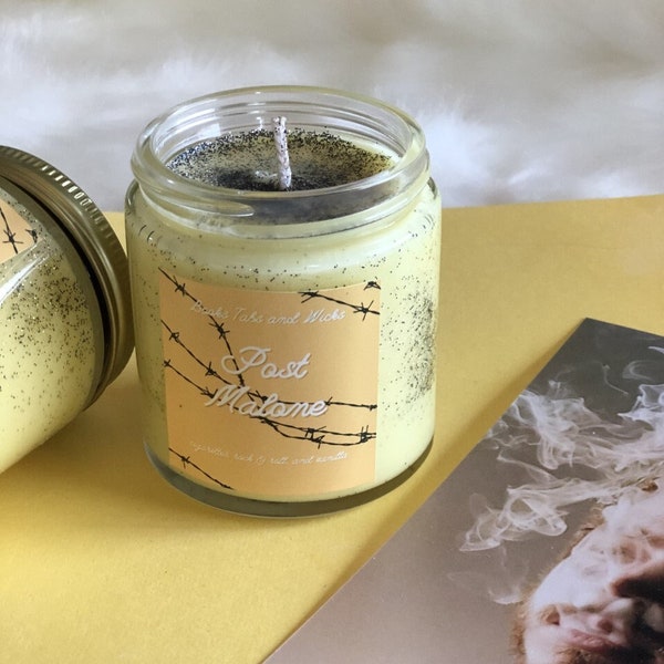 Post Malone Candle Etsy