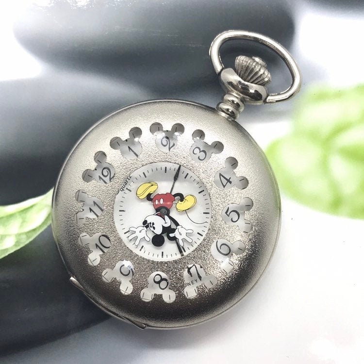 colibri mickey mouse pocket watch