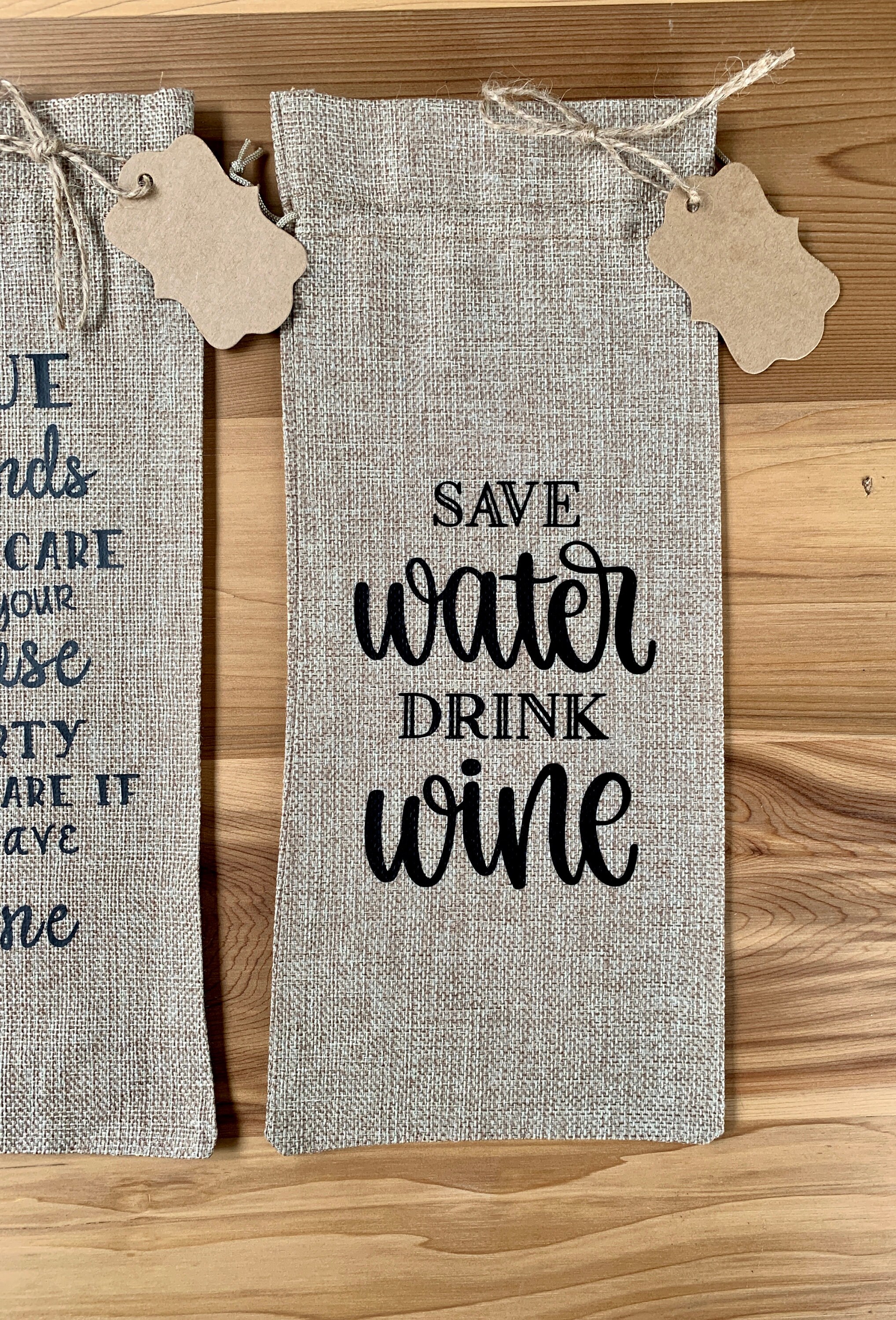 Wine Bag Wine Gift Bags Best Friend Birthday Gifts Wine Etsy