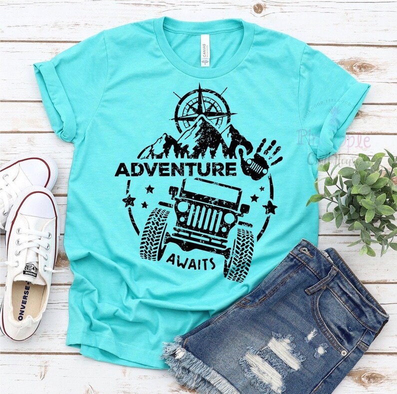 Adventure Shirt Jeep Shirt Women Jeep Clothing Vacation Etsy