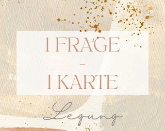 1 Frage 1 Karte Tarot Lenormand Orakel