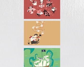 Spooky Postcard Set