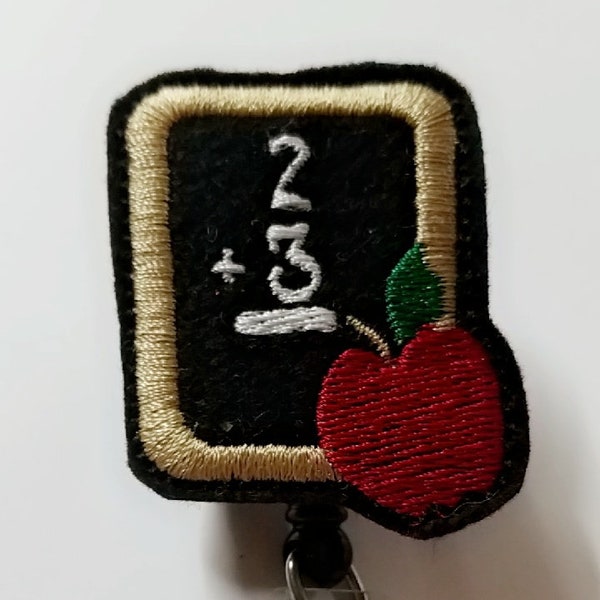 Chalkboard Badge Reel