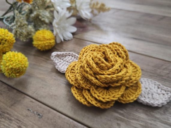 Easy Crochet Flower Pattern - Beginner Friendly PDF Digital Download