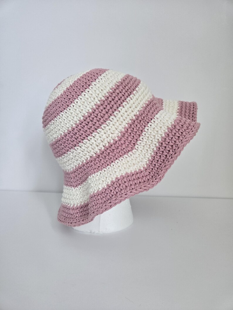Crochet Summer Sun Hat Pattern, Beginner Friendly Bucket Hat (PDF ...