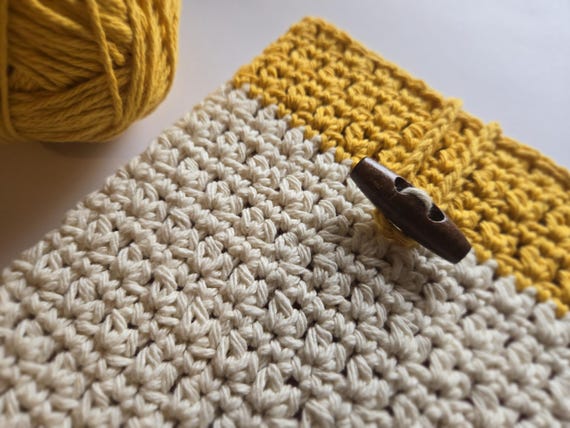 Easy Crochet Book Case Pattern, Adaptable, Beginner Friendly (PDF Pattern)