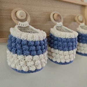 Instant PDFCrochet pattern hanging basket, Crochet pattern home decor