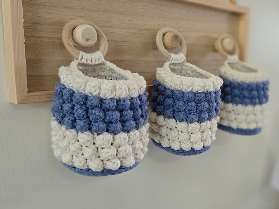 Instant PDFCrochet pattern hanging basket, Crochet pattern home decor