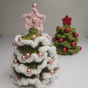 Christmas tree crochet pattern, Christmas decoration crochet pattern, Super easy!