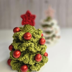 Christmas tree crochet pattern, Christmas decoration crochet pattern, Super easy!