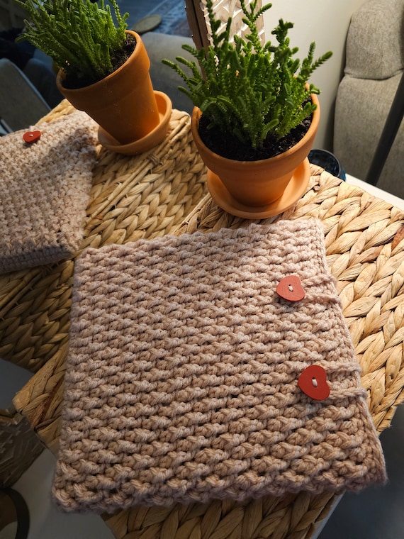 Easy Crochet Book Case Pattern, Beginner Friendly (PDF Pattern)