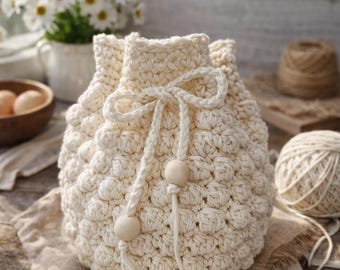 Patrón de minibolsito de crochet: Monedero para principiantes (Descarga PDF)