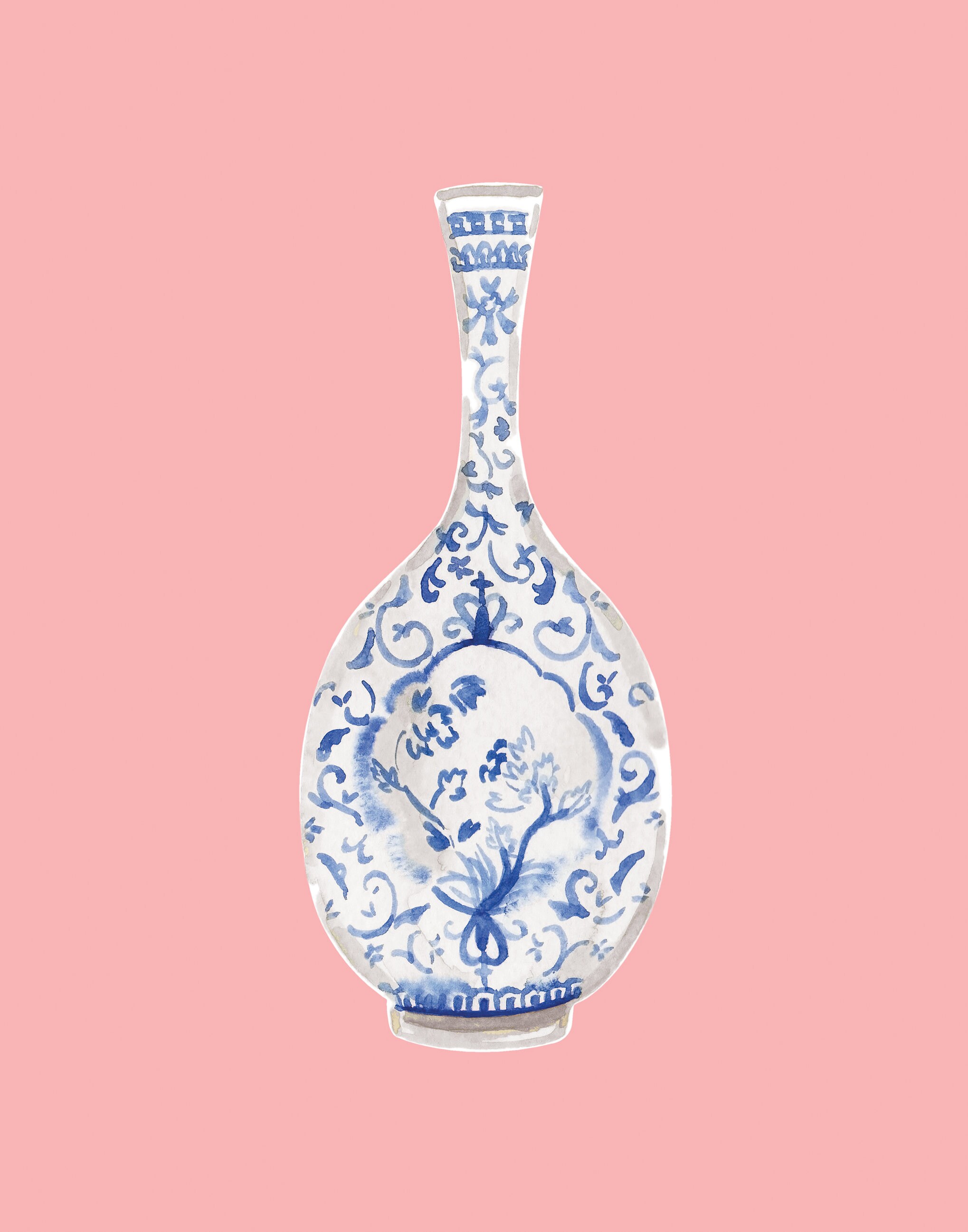 Watercolor China Vase Printable Art Set of 6 Prints Instant - Etsy