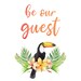 Be Our Guest Guest Room Printable Art Set of 3 Prints Instant - Etsy